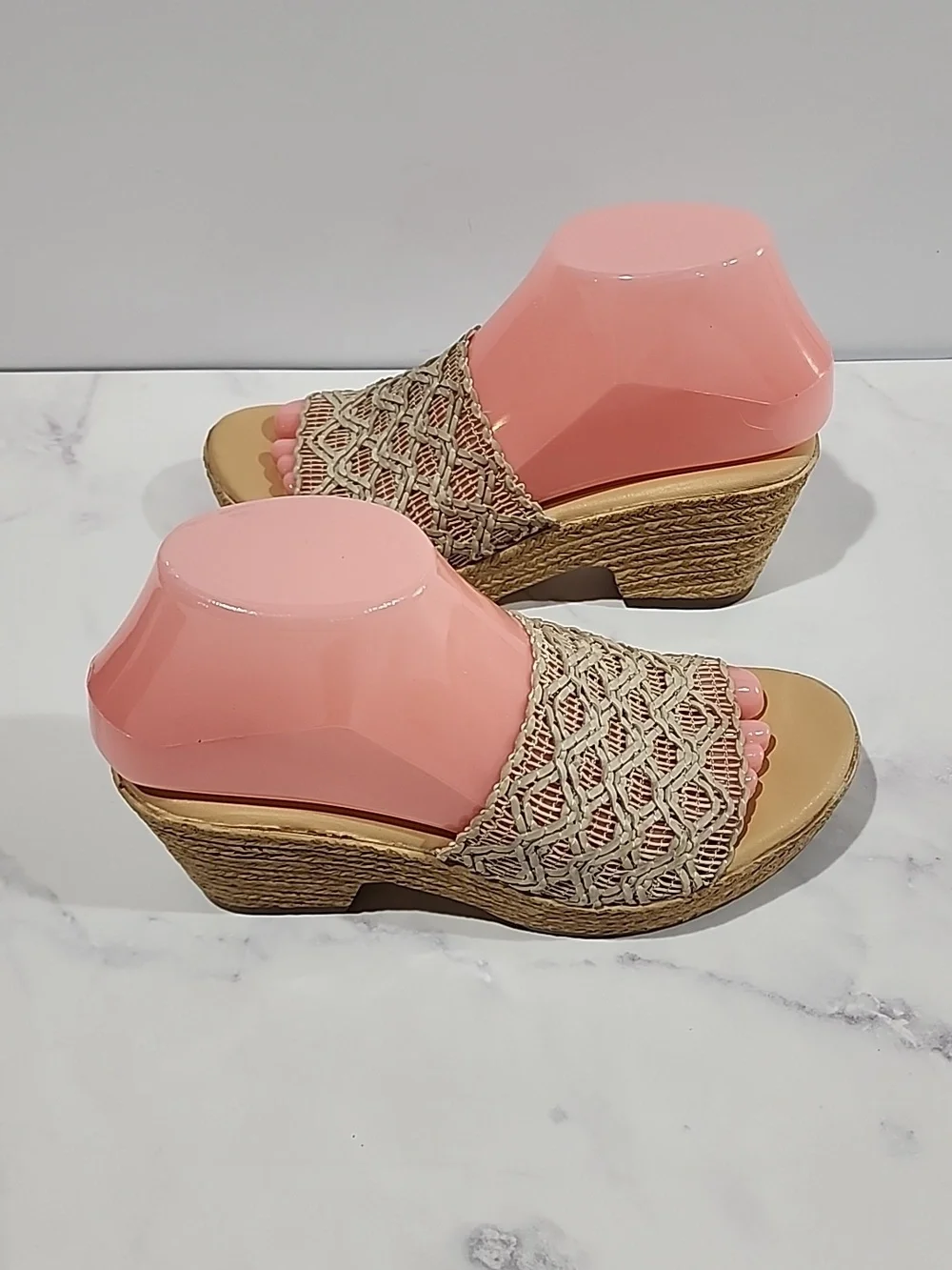 Cliffs By White Mountain Platform Woven Slide Sandal